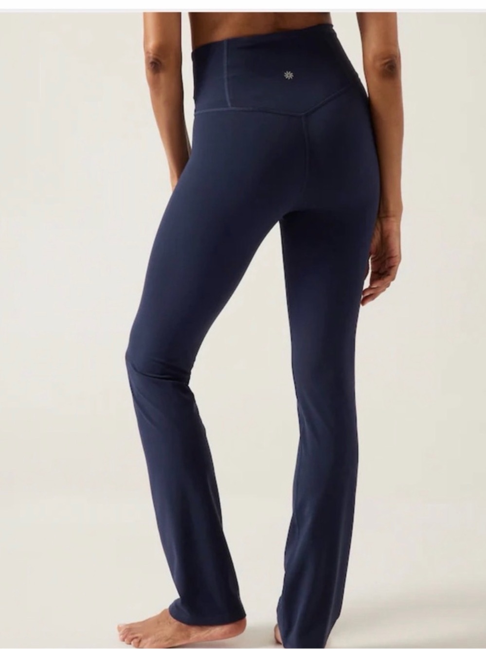 Athleta Straight Leg Elation Pant Large Tall Navy